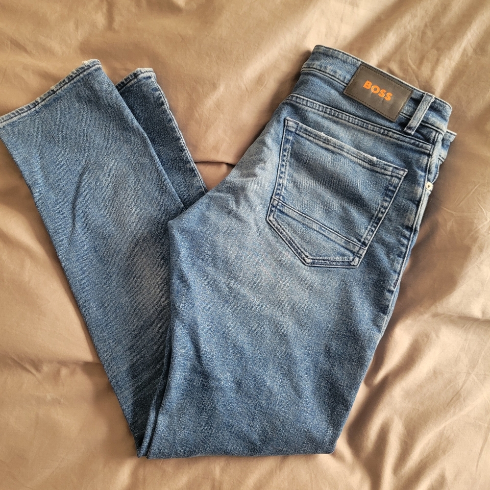 BOSS Hugo Boss Men's Blue Denim Jeans Size 33/32